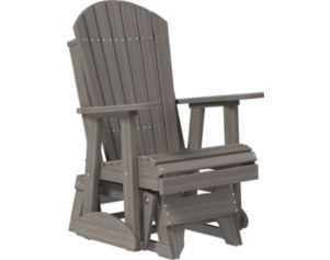 Amish Outdoors Deluxe Coastal Gray Adirondack Glider Chair