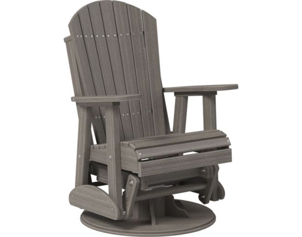 Amish Outdoors Coastal Gray Adirondack Swivel Glider Chair large image number 1