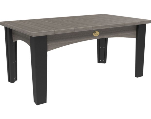 Amish Outdoors Island Coastal Gray Outdoor Coffee Table large image number 1