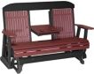 Amish Outdoors Classic High-Back Outdoor Glider Sofa with Console small image number 2