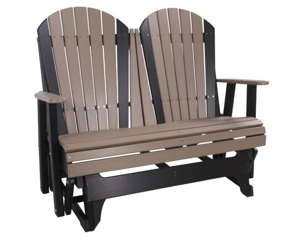 Amish Outdoors Deluxe Adirondack Outdoor Glider Loveseat large image number 1