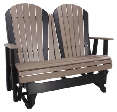 Amish Outdoors Deluxe Adirondack, Outdoor Glider Loveseat