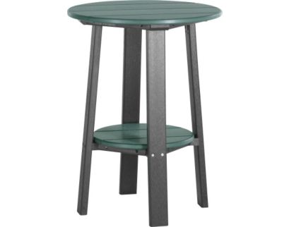 Amish Outdoors Deluxe 28-Inch Green/Black Side Table