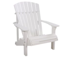 Amish Outdoors White Deluxe Adirondack Chair
