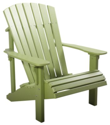 Lime green plastic adirondack chairs discount