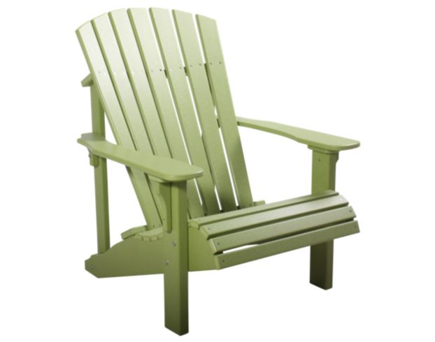 Amish Outdoors Lime Green Deluxe Adirondack Chair large image number 1