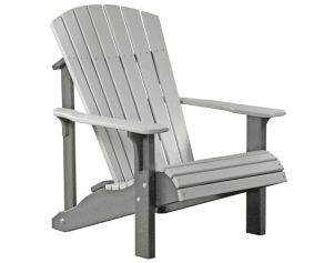 Amish Outdoors Gray Deluxe Adirondack Chair
