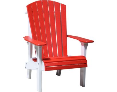 Amish Outdoors Royal Red/White Tall Adirondack Chair