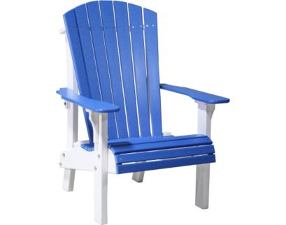 Amish Outdoors Royal Blue/White Tall Adirondack Chair