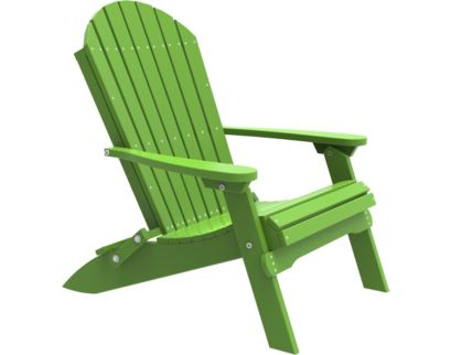 Amish Outdoors Lime Green Folding Adirondack Chair