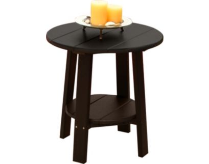 Amish Outdoors Deluxe 22-Inch Black Side Table