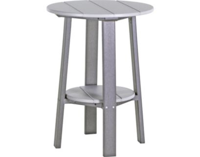 Amish Outdoors Deluxe 28-Inch Gray/Slate Side Table