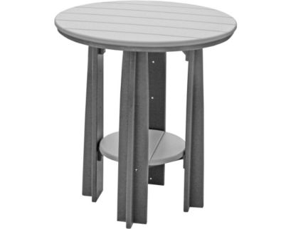 Amish Outdoors Gray/Slate Balcony Dining Table