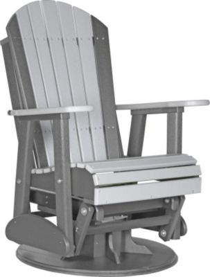 Amish Outdoors Adirondack Outdoor Swivel Glider Chair Homemakers   KRWD257277 A