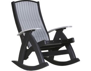 Amish Outdoors Grandpa Gray/Black Comfort Rocker