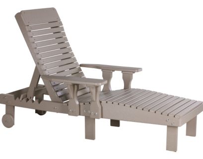 Amish Outdoors Weatherwood Adirondack Lounge Chair