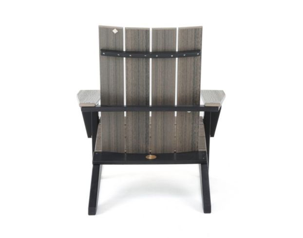 Amish Outdoors Urban Coastal Gray/Black Adirondack Chair large image number 4