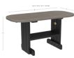 Amish Outdoors Coastal Gray/Black Outdoor Coffee Table small image number 2