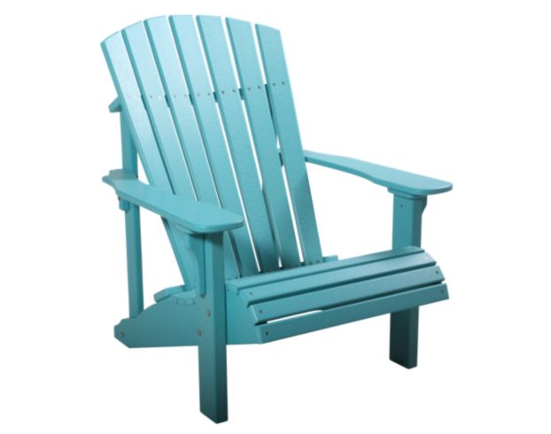 Amish Outdoors Aruba Blue Deluxe Adirondack Chair large image number 1
