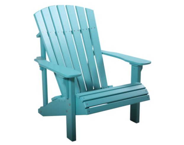 Amish Outdoors Deluxe Aruba Blue Adirondack Chair large image number 1