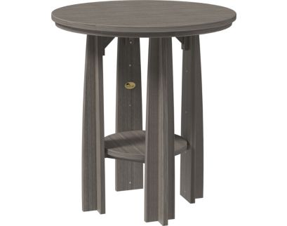 Amish Outdoors Coastal Gray Balcony Dining Table