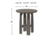 Amish Outdoors Coastal Gray Balcony Dining Table small image number 2