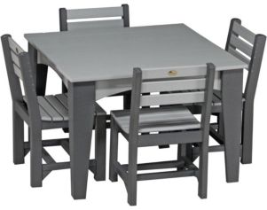 Amish Outdoors Island 5-Piece Outdoor Dining Set