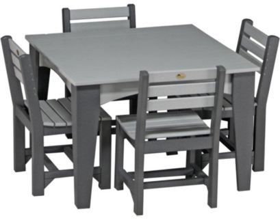 Amish Outdoors Island 5-Piece Outdoor Dining Set