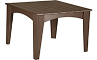 Amish Outdoors Island Square Outdoor Dining Table
