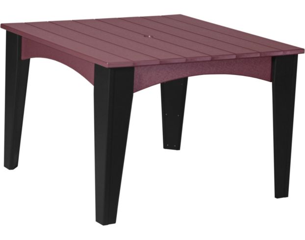 Amish Outdoors Island Square Outdoor Dining Table large image number 1