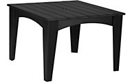 Amish Outdoors Island Square Outdoor Dining Table