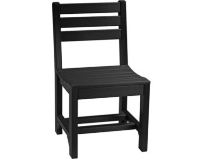 Amish Outdoors Island Black Patio Dining Chair