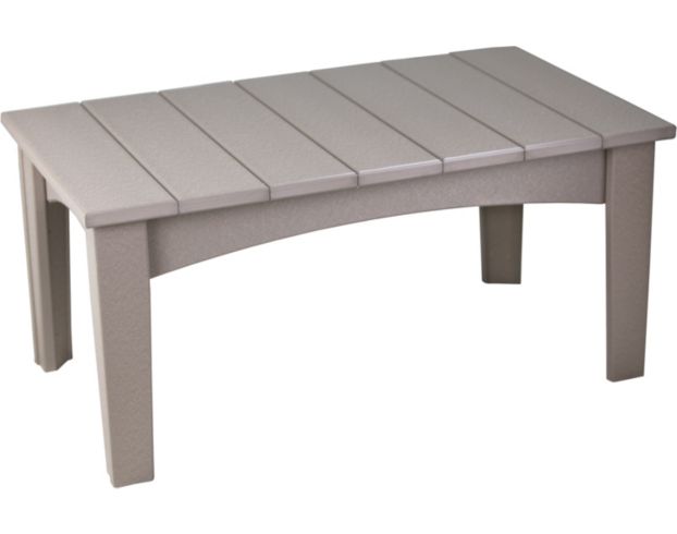 Amish Outdoors Island Rectangular Patio Coffee Table large image number 1