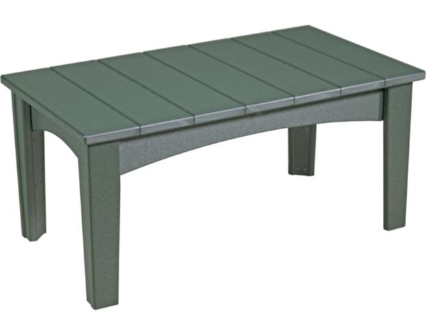 Amish Outdoors Island Rectangular Patio Coffee Table large image number 1