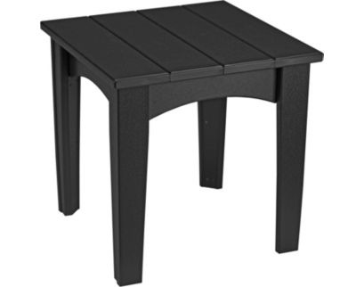 Amish Outdoors Island Black End Table