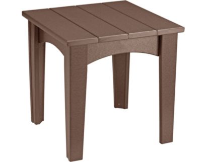 Amish Outdoors Island Chestnut End Table