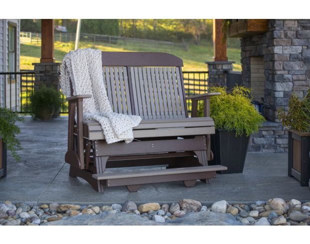 Amish Outdoors Classic High-Back Outdoor Glider Loveseat large image number 2