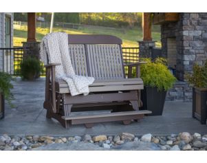 Amish Outdoors High-Back Glider Loveseat