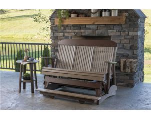 Amish Outdoors Classic High-Back Glider Sofa with Console