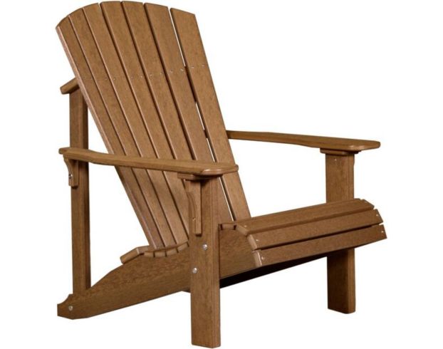 Amish Outdoors Deluxe Antique Mahogany Adirondack Chair large image number 1