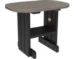 Amish Outdoors Deluxe Coastal Gray/Black Oval End Table small image number 1