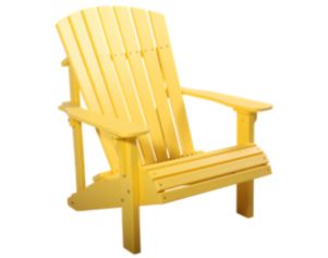 Amish Outdoors Yellow Deluxe Adirondack Chair