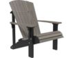 Amish Outdoors Deluxe Coastal Gray/Black Adirondack Chair small image number 1