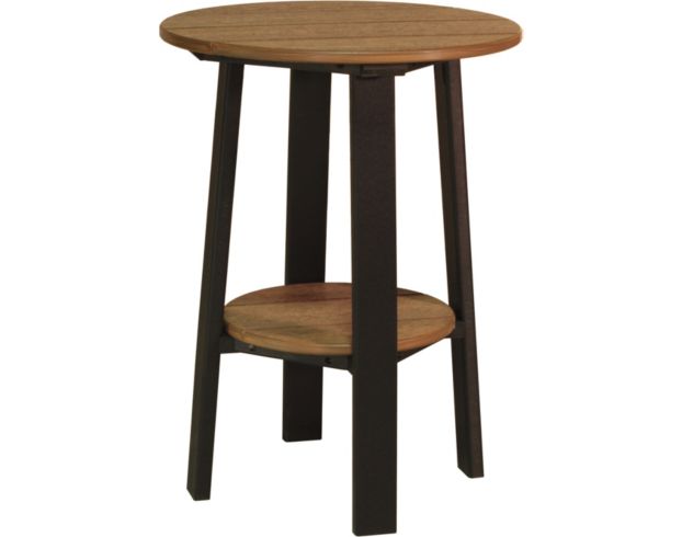 Amish Outdoors Adirondack Deluxe 28-Inch End Table Mahogany/Black large image number 1