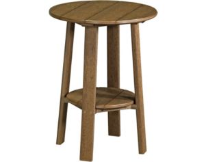 Amish Outdoors Adirondack Deluxe 28-Inch End Table Antique Mahoga