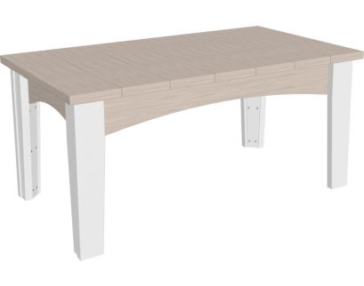 Amish Outdoors Island Birch/White Coffee Table