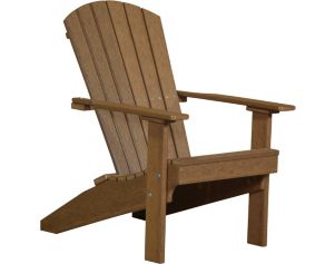 Amish Outdoors Adirondack Lakeside Chair in Antique Mahogany