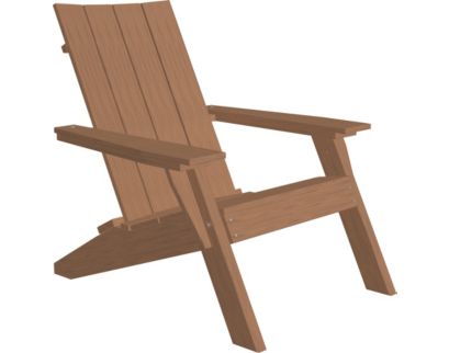 Amish Outdoors Urban Antique Mahogany Adirondack Chair