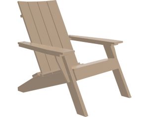 Amish Outdoors Adirondack Urban Chair Weatherwood