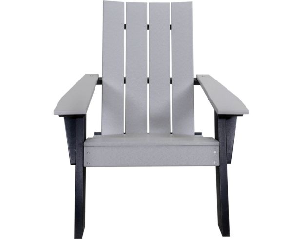Amish Outdoors Adirondack Urban Chair Gray/Black large image number 1